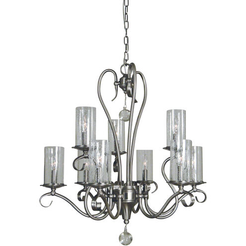 Ilsa 9 Light 27 inch Matte Black Dining Chandelier Ceiling Light