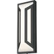Banff LED 16 inch Sand Black Outdoor Wall Light in Soft Sand Black