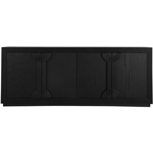 Areo Brushed Black Cabinet
