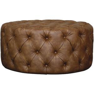 Frazer 17.25 inch Chocolate Ottoman