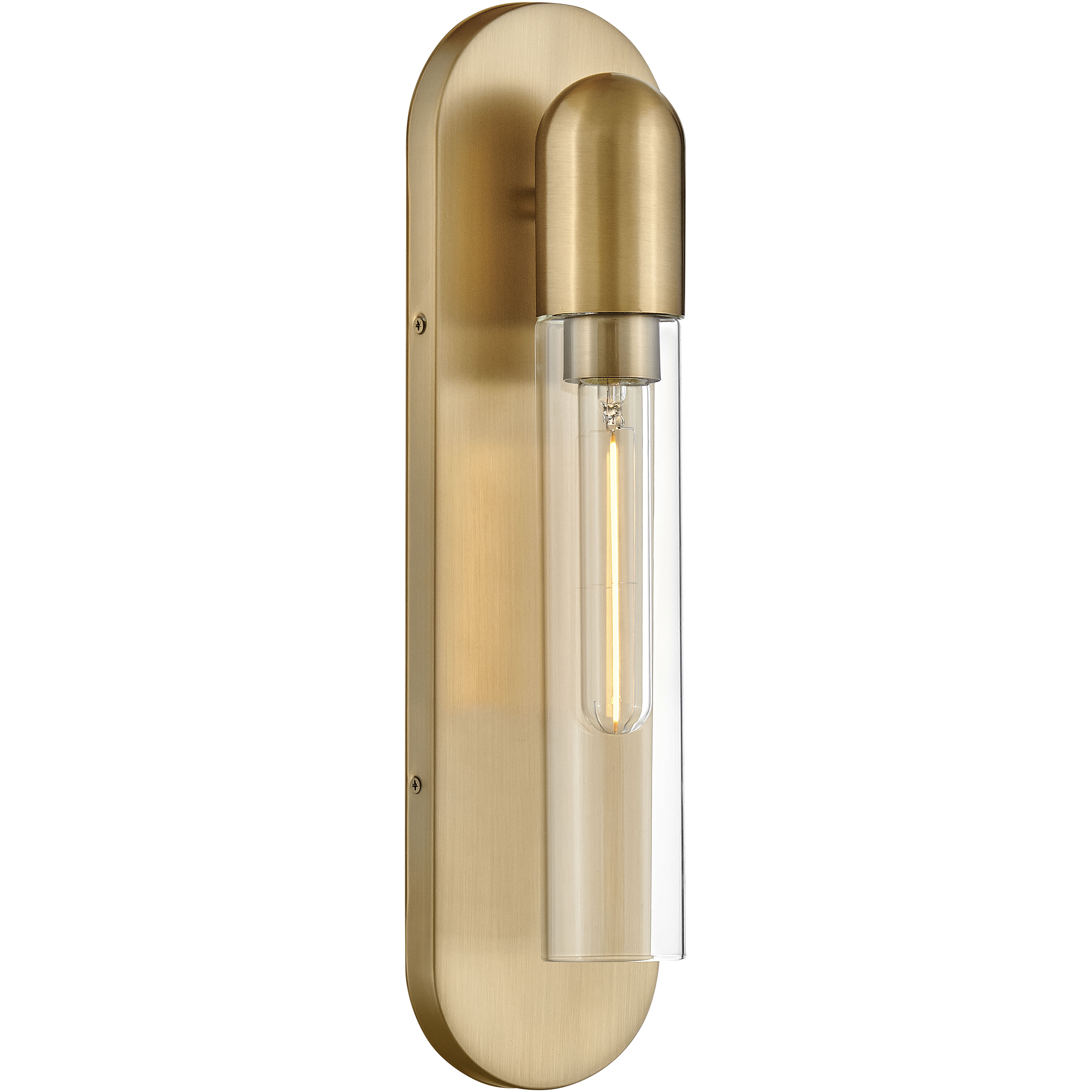 Tully 1 Light 4.5 inch Lacquered Brass ADA Sconce Wall Light