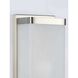 Linen Glass 1 Light 6 inch Brushed Nickel Wall Sconce Wall Light