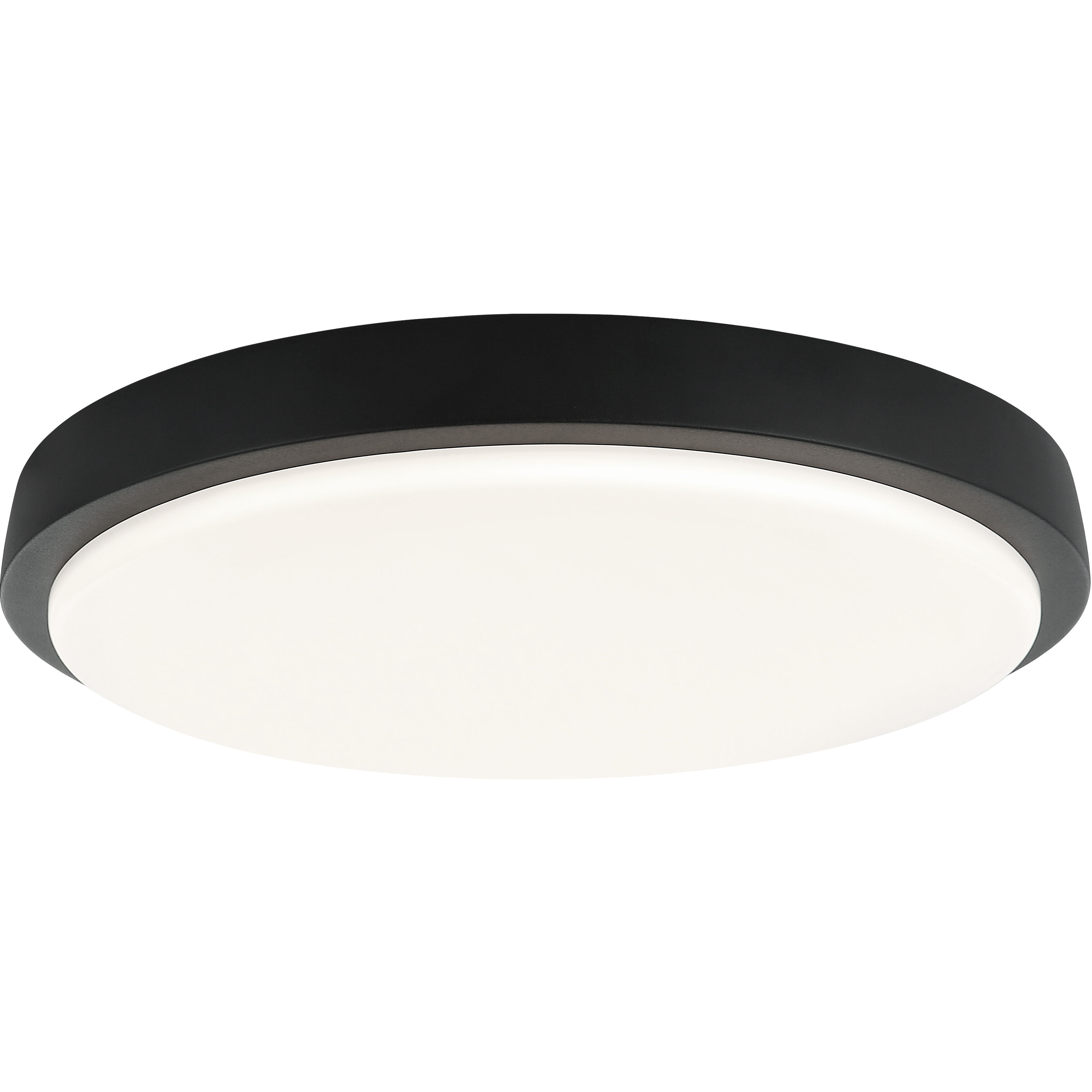 Zane LED 15.63 inch Matte Black Flush Mount Ceiling Light