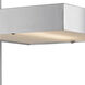 Luttrel LED 24.25 inch Silver Outdoor Pier Mounted Fixture