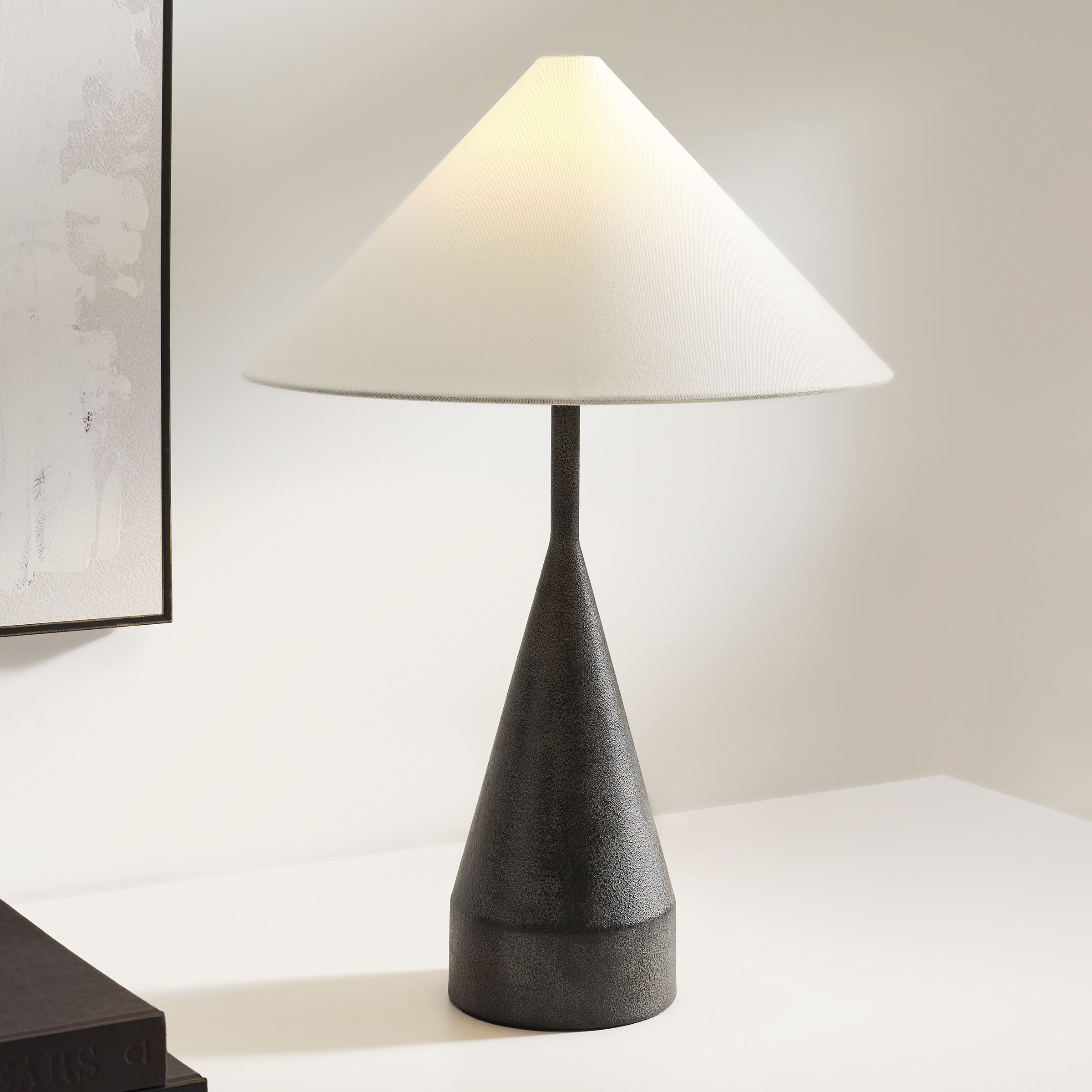 Kelly by Kelly Wearstler Brachion 20.88 inch 60 watt Black Pearl Table Lamp Portable Light