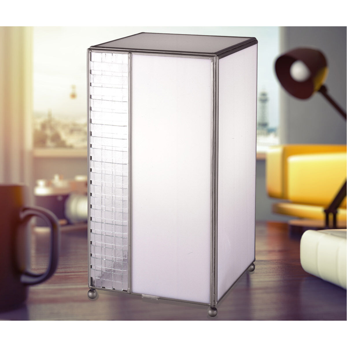 Springdale 14 inch 100.00 watt Brushed Nickel Table Lamp Portable Light