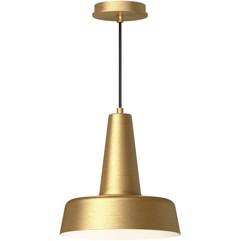 Alora Mood Juliana 1 Light 11 inch Brushed Gold Pendant Ceiling Light