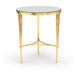 Chelsea House 28 X 24 inch Gold Leaf/Plain Drinks Table