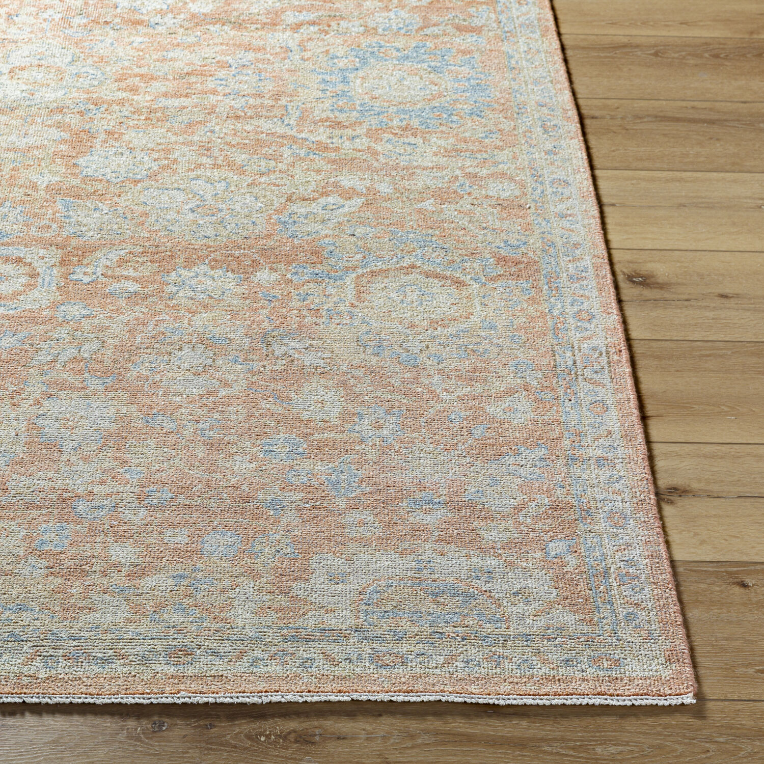 Oviedo 120 X 96 inch Ash / Khaki Handmade Rug in 8 x 10