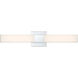 Vantage LED Chrome Wall Sconce Wall Light, Square