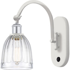 Ballston Brookfield LED 6 inch White and Polished Chrome Sconce Wall Light