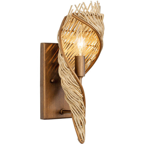 Flow 1 Light 5.5 inch Baguette Right Sconce Wall Light, Smithsonian Collaboration