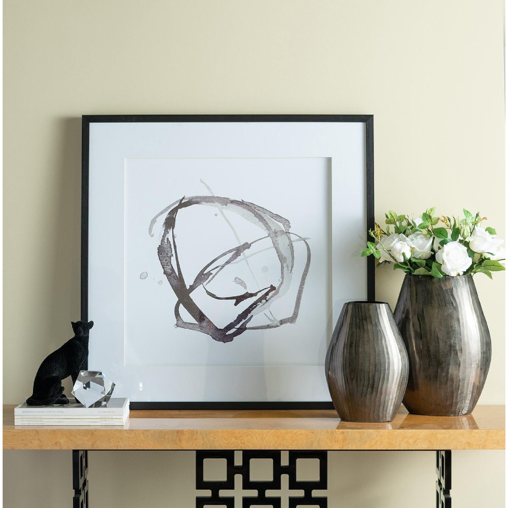 Abstract Black Wall Art