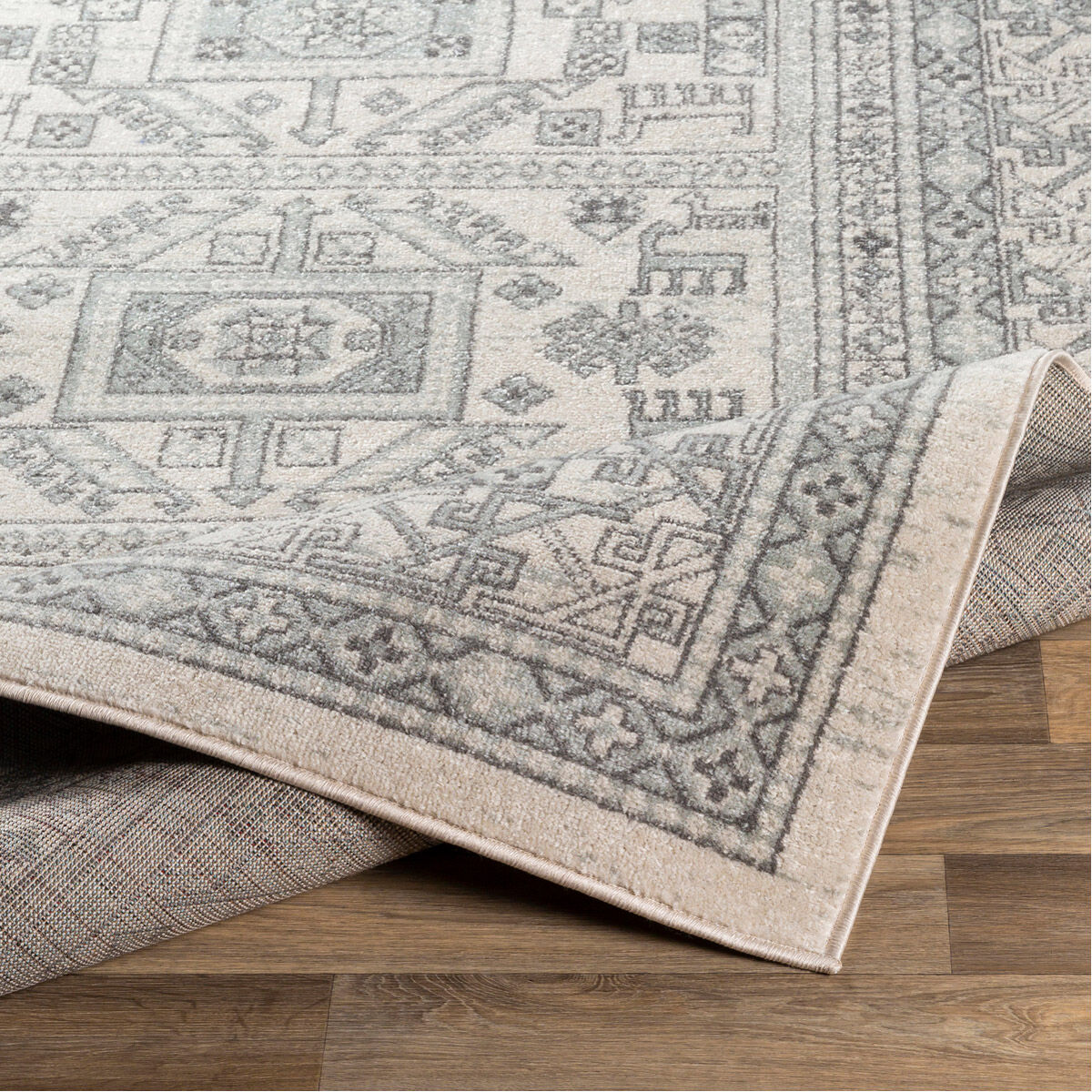 Chester 123 X 94 inch Charcoal/Beige/Medium Gray Rugs in 8 x 10, Rectangle