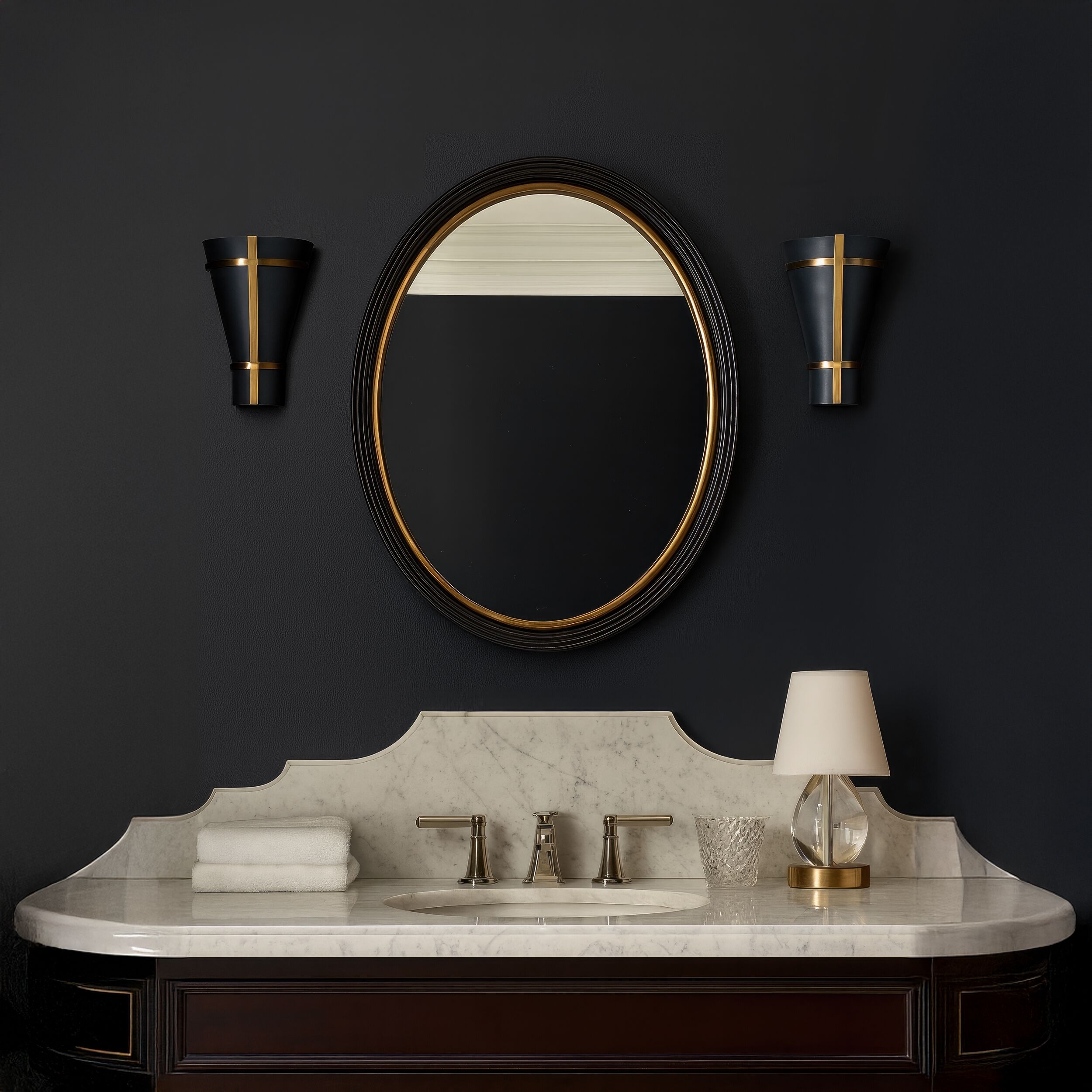 Brasserie 1 Light 12.5 inch Blackened Zinc and Heritage Bronze Wall Sconce Wall Light