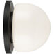 Pizzazz Wall Sconce Wall Light in Matte Black