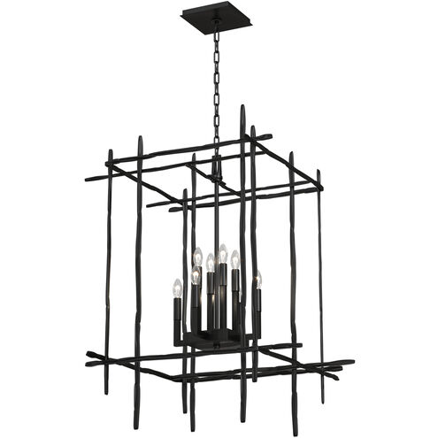 Tura 8 Light 28 inch Ink Chandelier Ceiling Light, Large