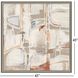 Paragon Gray and Beige and Rust and Neutral Canvas