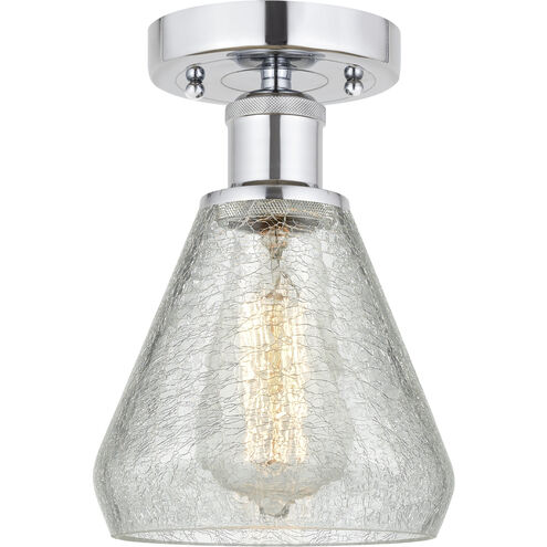 Edison Conesus 1 Light 6 inch Polished Chrome Semi-Flush Mount Ceiling Light