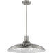 Pocco 1 Light 21.25 inch Brushed Polished Nickel Pendant Ceiling Light