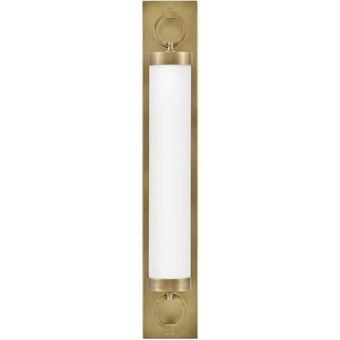 Lisa McDennon Baylor LED 30 inch Heritage Brass Bath Light Wall Light, Linear, Sconce