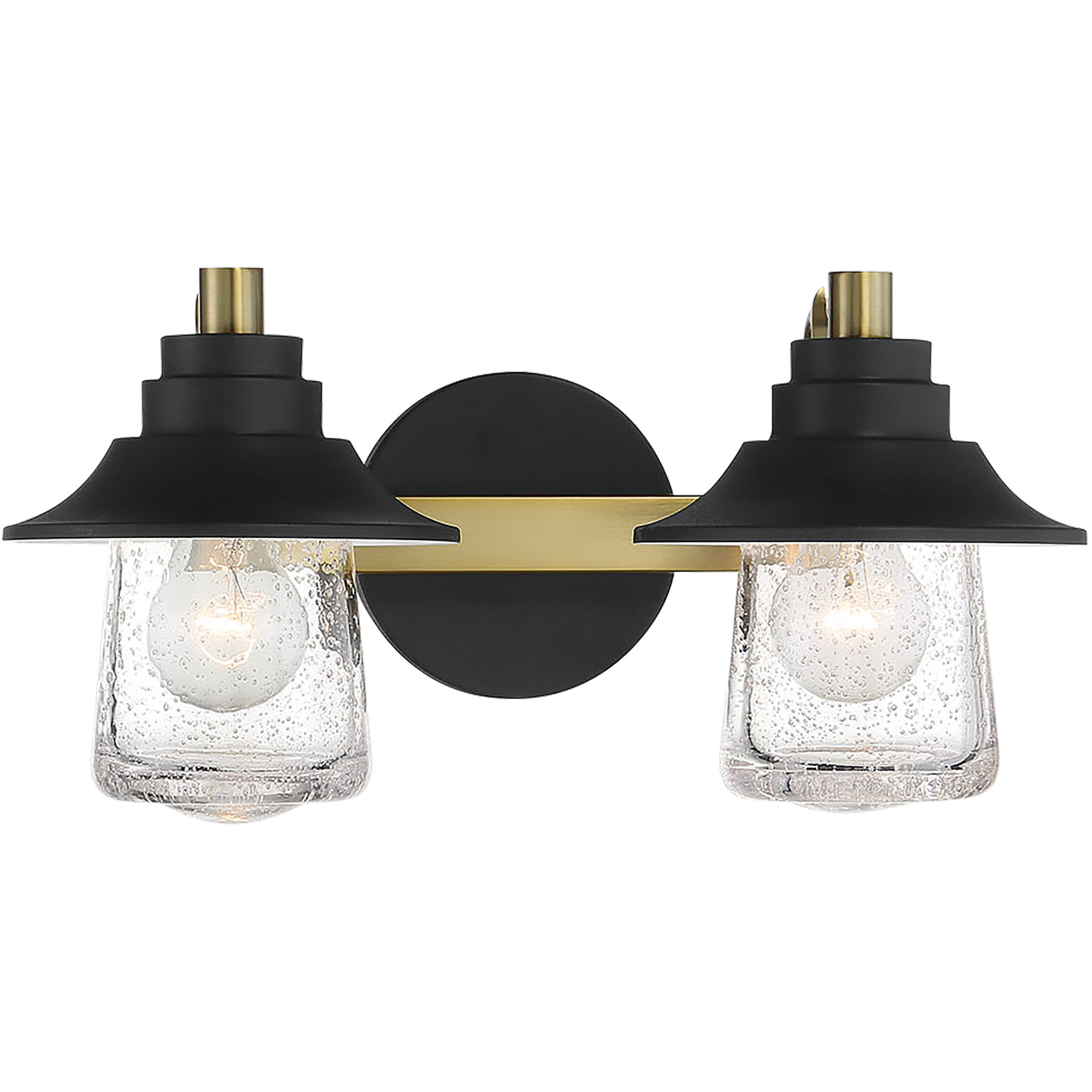 Westfield Manor 2 Light 16 inch Sand Coal/Soft Brass Bath Light Wall Light