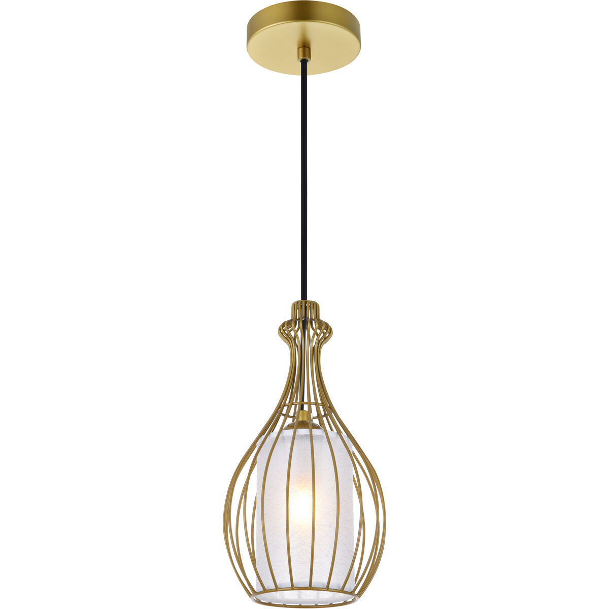 Miya 1 Light 7 inch Brass Pendant Ceiling Light