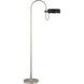 Thomas O'Brien Oso 58.25 inch 6 watt Polished Nickel Articulating Reading Floor Lamp Portable Light in Matte Black