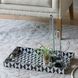 Hanley Black and White Tray, Set of 2