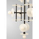 Amani 9 Light 20 inch Black Cashmere Pendant Ceiling Light