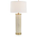 John-Richard Faux Crocodile Table Lamp Portable Light JRL-10427 - Open Box