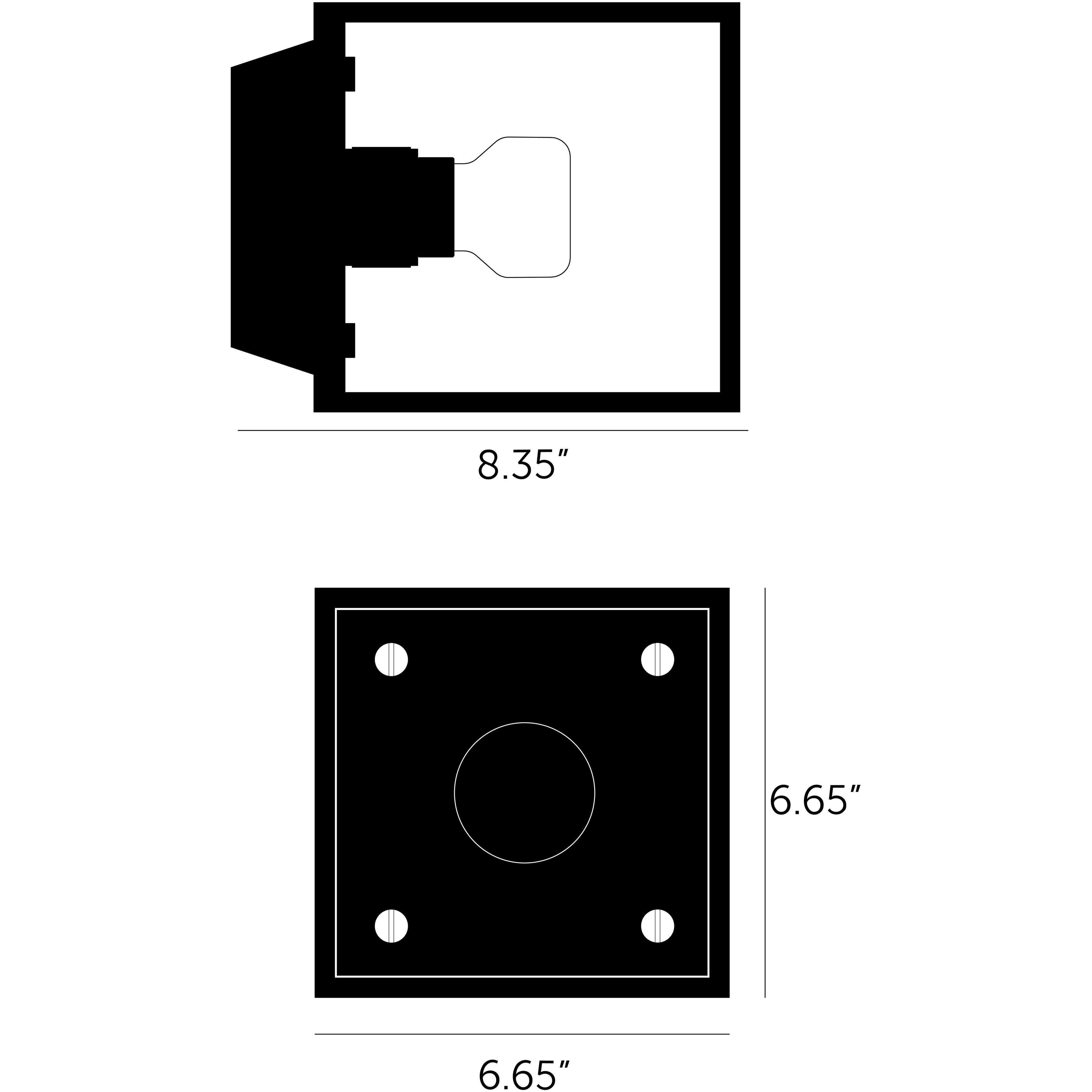 Caged 1 Light 6.69 inch White Marble Semi-Flush Mount Ceiling Light