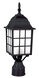 San Gabriel 1 Light 19 inch Black Outdoor Postmount Lantern