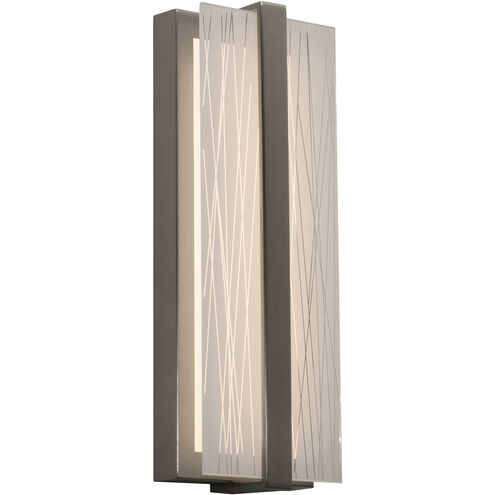 Gallery 1 Light 5 inch Satin Nickel ADA Wall Sconce Wall Light 