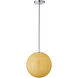 Ida 1 Light 12 inch Silver Pendant Light Ceiling Light