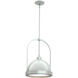 Atlas 1 Light 13.9 inch Vintage Platinum and Vintage Platinum Pendant Ceiling Light, Small