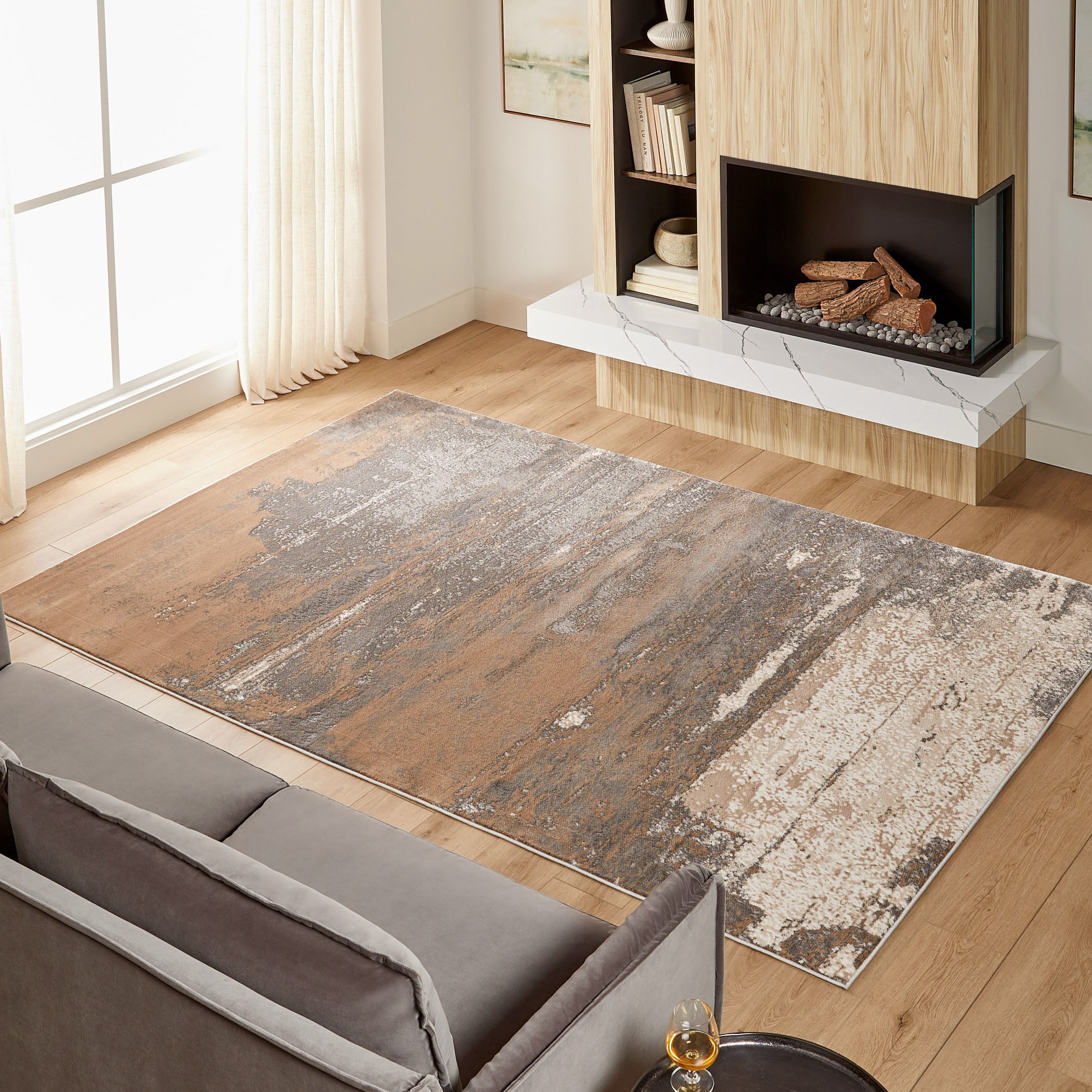 Besni 36 X 24 inch Earth Tones Rug in 2 x 3