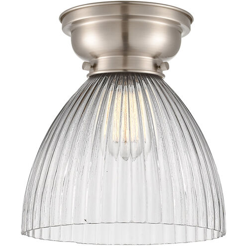Aditi Seneca Falls 1 Light 10 inch Brushed Satin Nickel Flush Mount Ceiling Light, Aditi