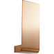 Halo LED 6 inch Satin Copper Sconce Wall Light
