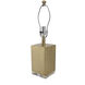 Anita 21 inch 60 watt Gold/White Table Lamp Portable Light