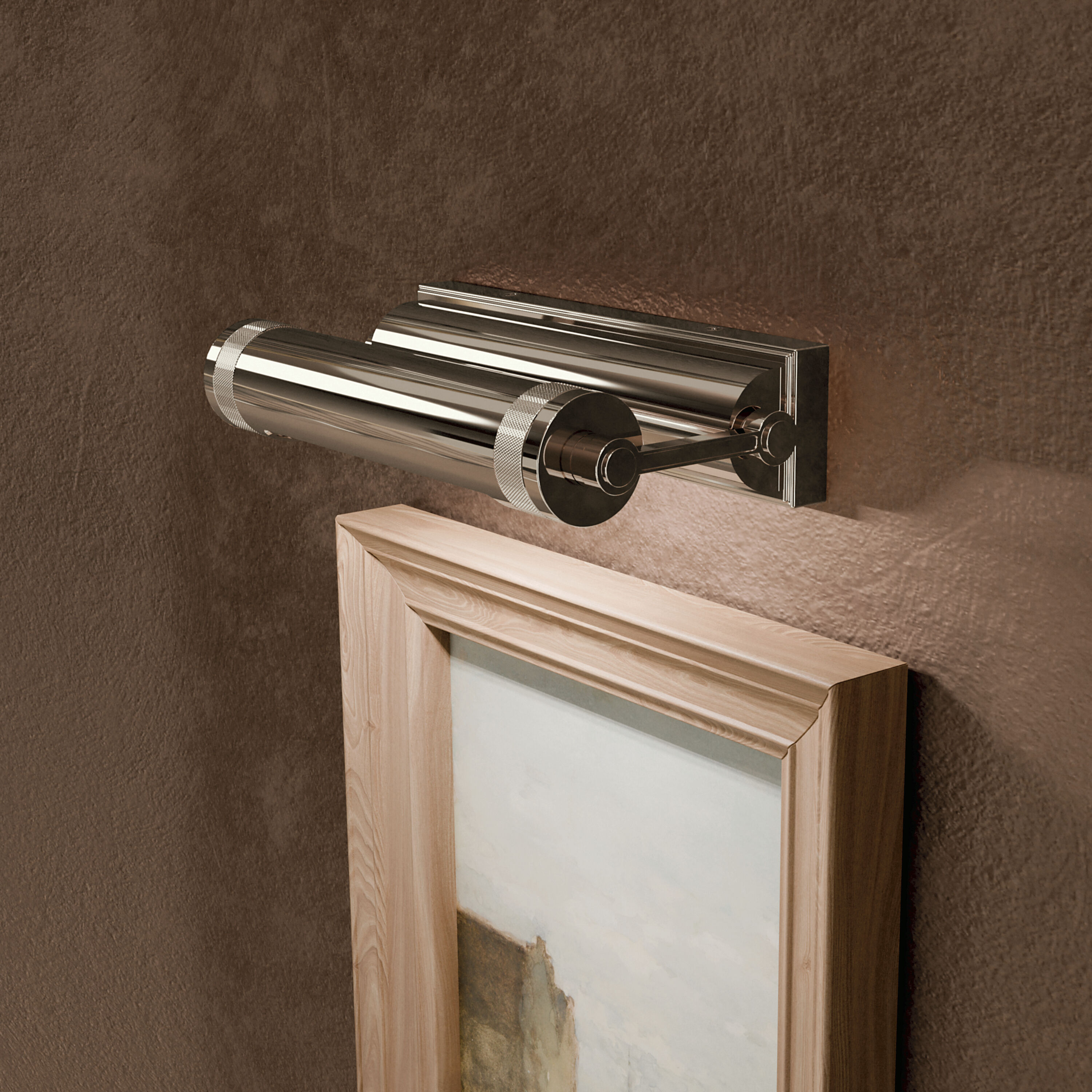 Kenton 13 watt 12 inch Polished Nickel Picture Light Wall Light