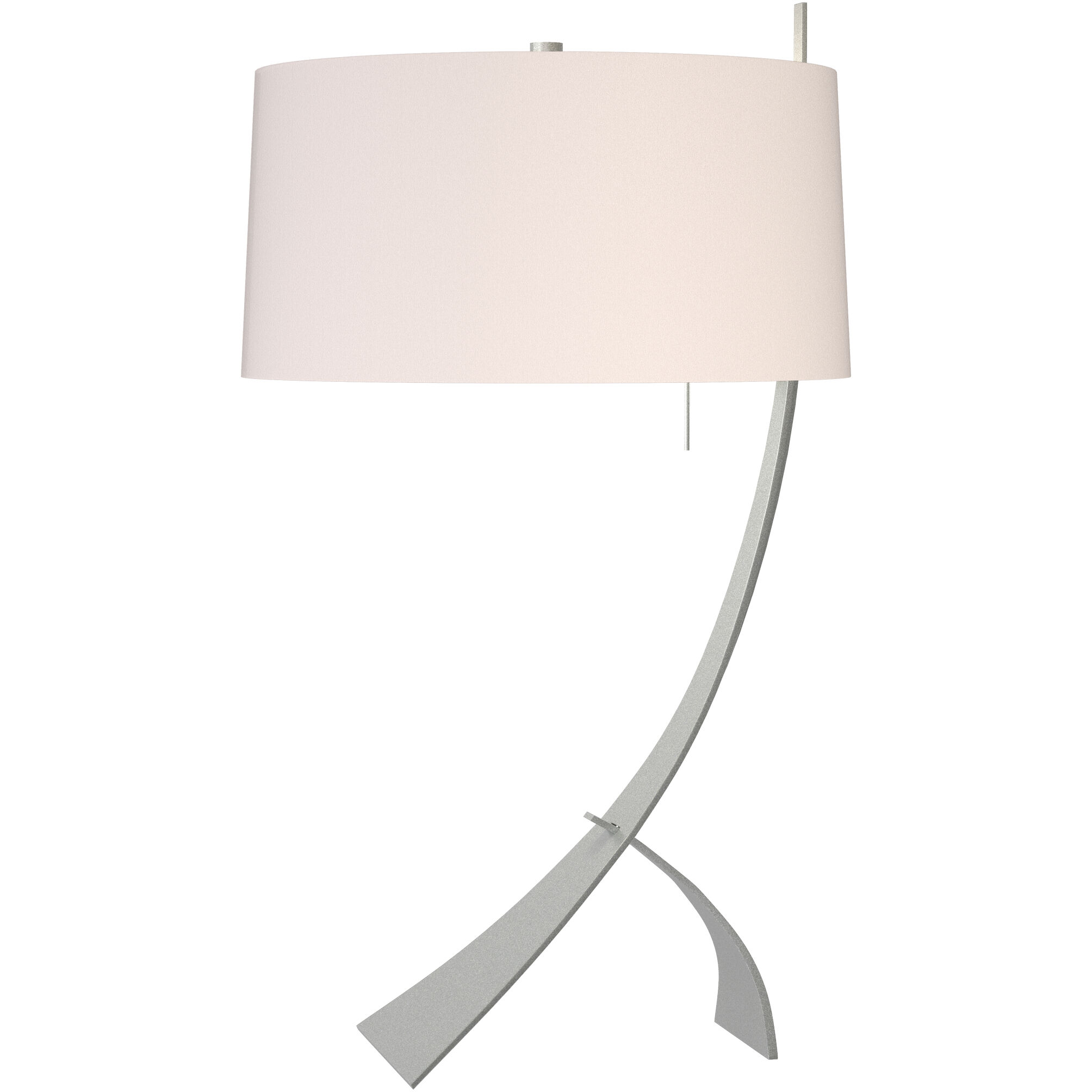 Stasis 28.3 inch 150 watt Vintage Platinum Table Lamp Portable Light in Flax