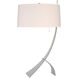 Stasis 28.3 inch 150 watt Vintage Platinum Table Lamp Portable Light in Flax