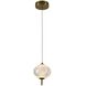 Canada Pendant Ceiling Light in Brass