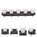 Essentials - 801x 5 Light 36 inch Oil Rubbed Bronze Bath Vanity Wall Light in Frosted