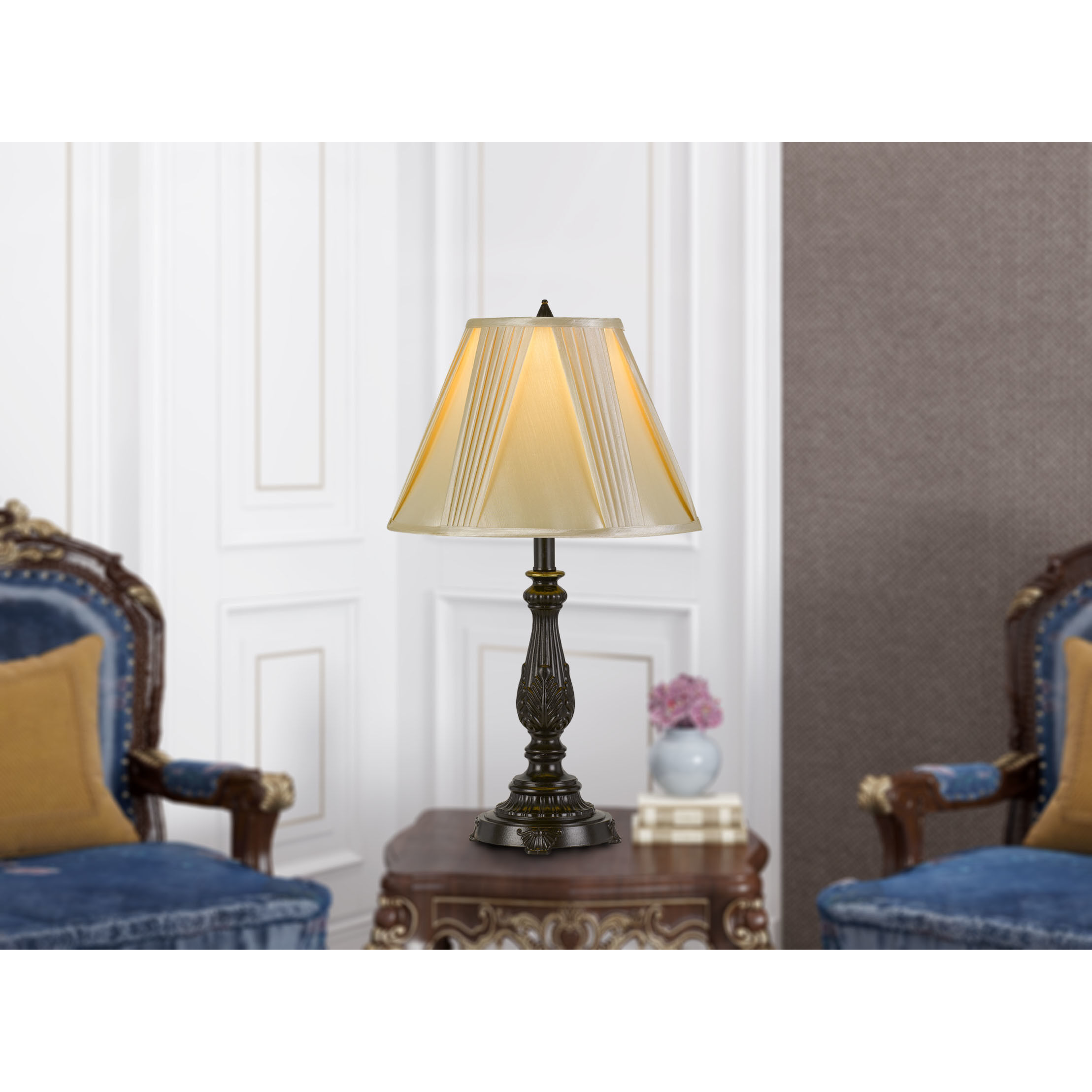 Kerry 26 inch 100 watt Dark Bronze Table Lamp Portable Light