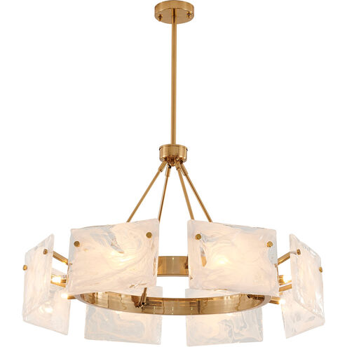 Canada 8 Light 32 inch Gold Chandelier Ceiling Light