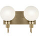 Hex LED 14.25 inch Champagne Bronze Bathroom Vanity Light Wall Light