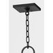 Longport 4 Light 10 inch Textured Black Outdoor Pendant