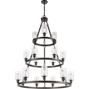Ballston Saloon 18 Light 40.00 inch Chandelier